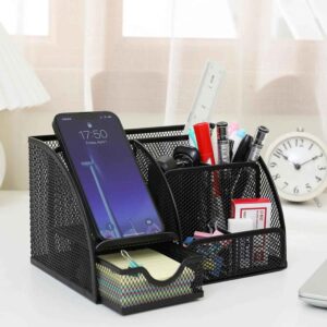 mesh pen holder and organizer