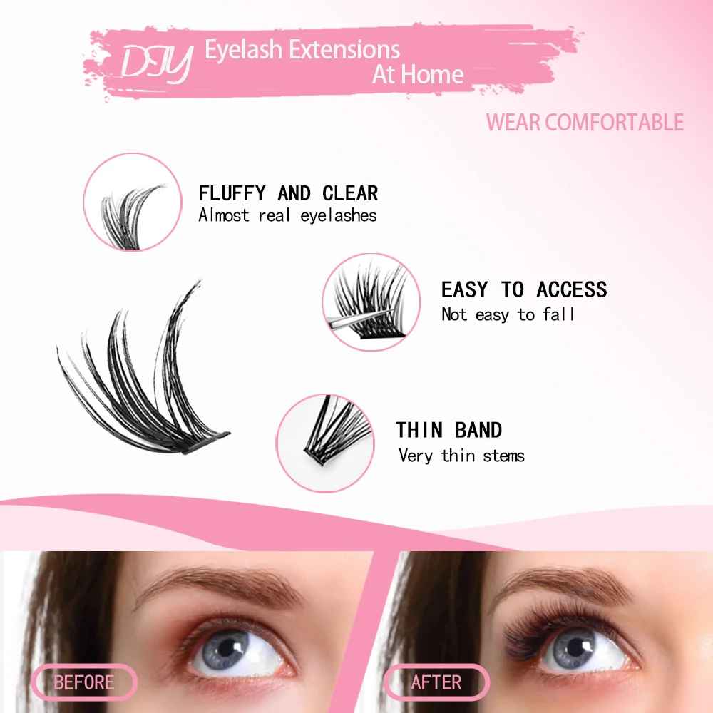 3D 190 PCS Cluster Lashes Kit - Image 4