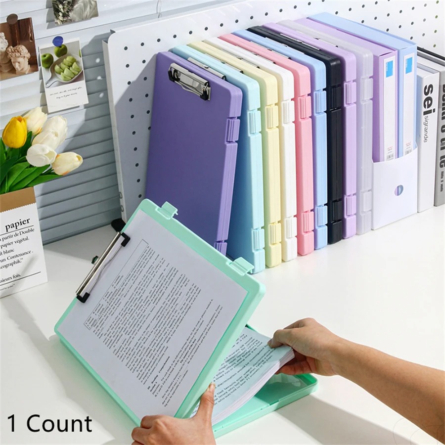 A4 Multi-functional File Folder Desktop Test Paper Organizer Office Document Board Folder Storage Box Writing Board, Office - Image 5