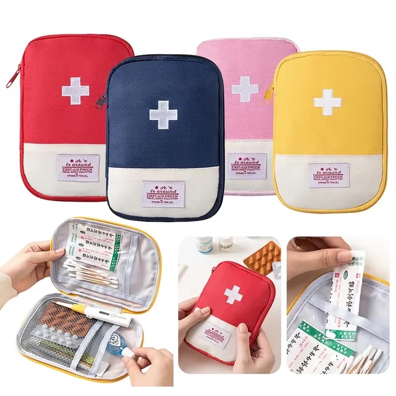 Travel Medicine Bag Pill Storage Pouch Outdoor Essentials Emergency Survival Bag Mini First-aid Kit Portable Home Storage Bag - Image 2