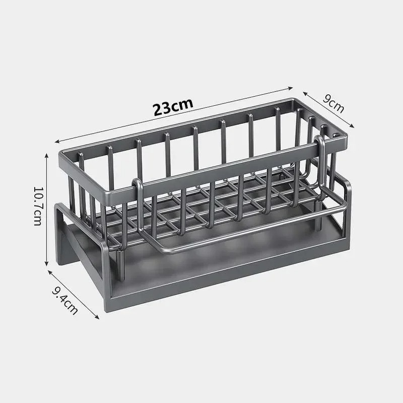 Kitchen Sink Drain Rack Organizer ABS Plastic Self-draining Sink Shelf Soap Sponge Holder Dishcloth Towel Rack filter basket - Image 8