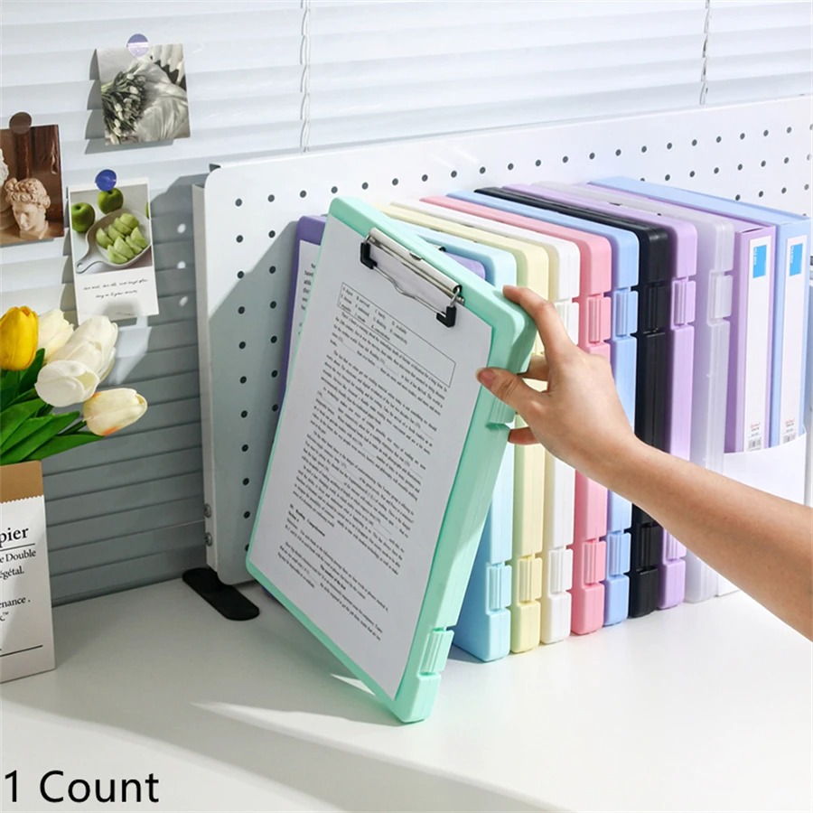 A4 Multi-functional File Folder Desktop Test Paper Organizer Office Document Board Folder Storage Box Writing Board, Office - Image 7