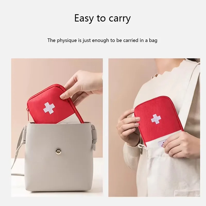 Travel Medicine Bag Pill Storage Pouch Outdoor Essentials Emergency Survival Bag Mini First-aid Kit Portable Home Storage Bag - Image 6