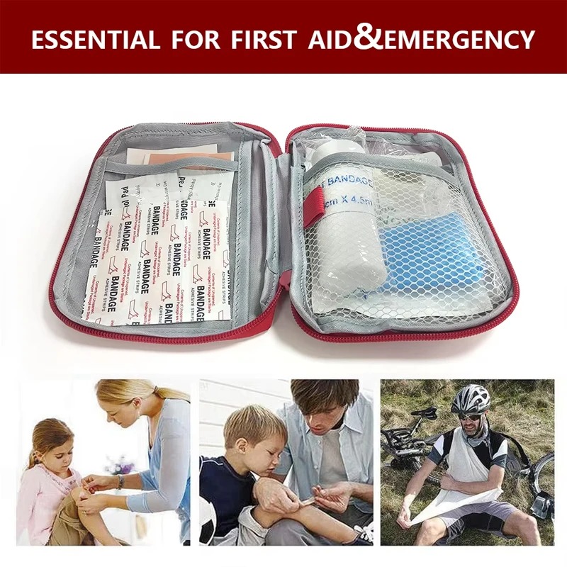 Travel Medicine Bag Pill Storage Pouch Outdoor Essentials Emergency Survival Bag Mini First-aid Kit Portable Home Storage Bag - Image 7