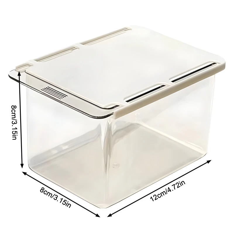 Drawer Style Storage Box Under Mirror Cabinet Transparent Bathroom Cotton Stick Makeup Cotton Bathroom Pull-Out Storage - Image 7
