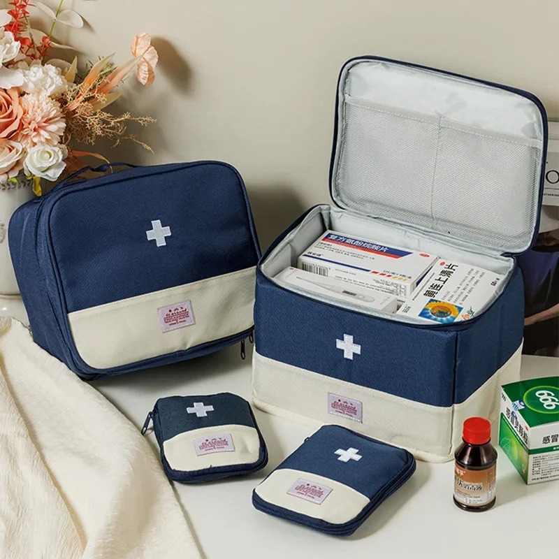 Travel Medicine Bag Pill Storage Pouch Outdoor Essentials Emergency Survival Bag Mini First-aid Kit Portable Home Storage Bag - Image 8