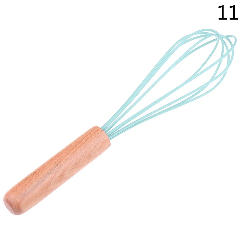 Silicone Cooking Kitchen Utensils Set Bamboo Wooden Handles Cooking Tools - Image 8